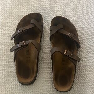 Barely worn Brown Birkenstock Sandals